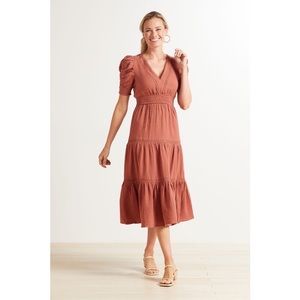Gorgeous NWT BB Dakota by Steve Madden Say a Prairie dress in light clay.